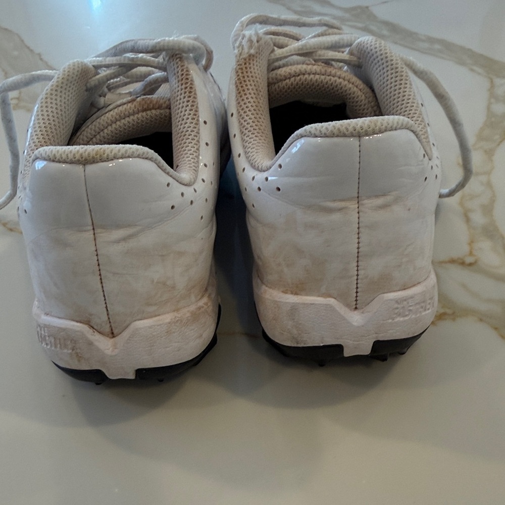 Nike Kids White and Black Baseball/Softball Cleats - Picture 4 of 6